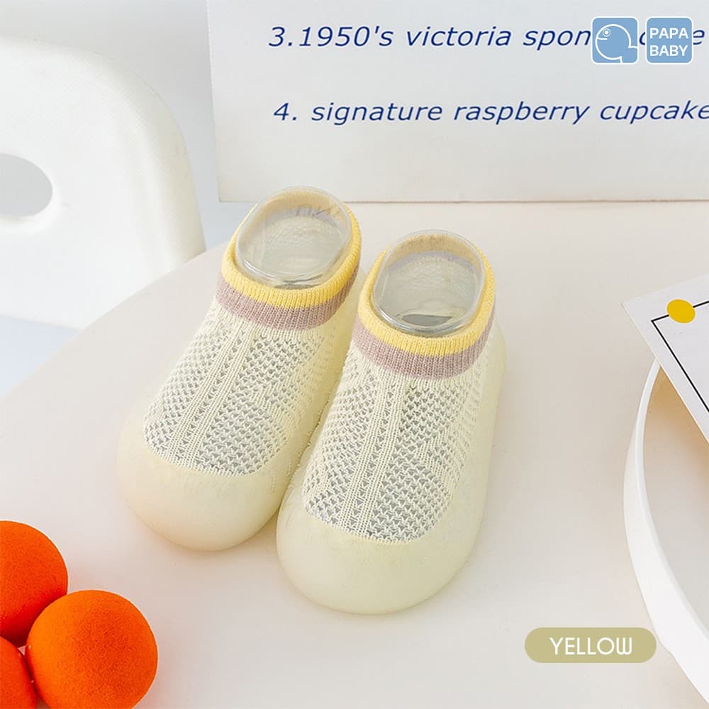PAPA BABY รองเท้าหัดเดินเด็ก รุ่น PRST308A/B พื้นยาง รองเท้าเด็กอ่อน กันลื่น รองเท้าหัดเดิน รองเท้าเด็ก รูปที่ 6