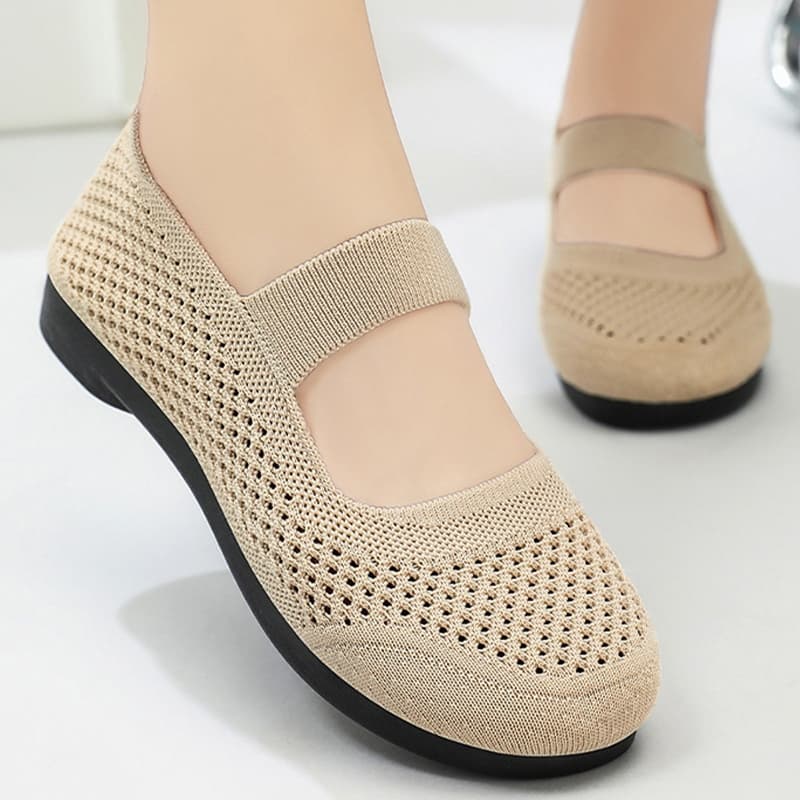 LGShoes รองเท้าลำลองผู้หญิง ส่งตรงจากประเทศไทย น้ำหนักเบา สวมใส่สบาย ไม่ลื่น ส่วนบนตาข่ายระบายอากาศได้ดี ดีไซน์เรียบง่าย รูปที่ 1