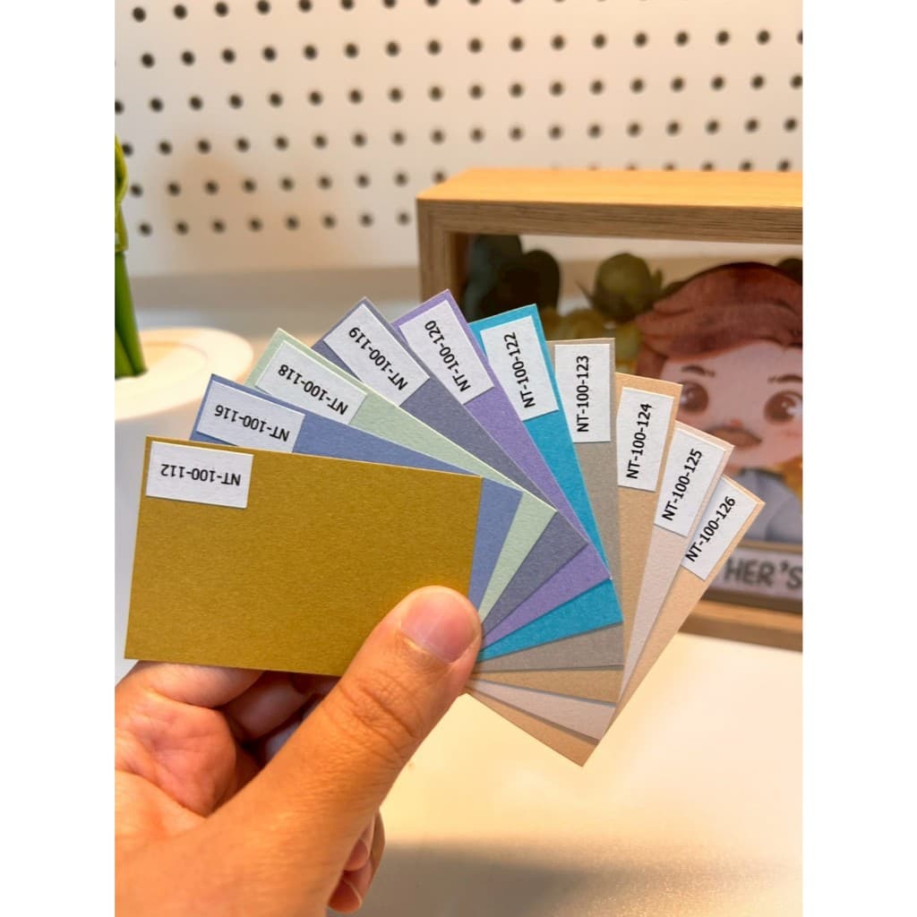 กระดาษสี 120 สี Set C 116 แกรม แบรนด์ NT Rasha Takeo สั่งขั้นต่ำ 5 แผ่น รูปที่ 4