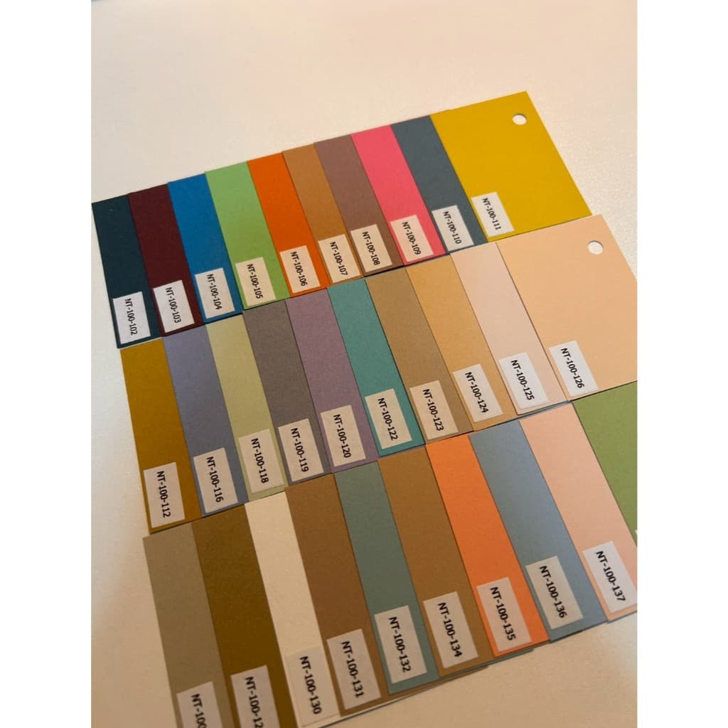 กระดาษสี 120 สี Set C 116 แกรม แบรนด์ NT Rasha Takeo สั่งขั้นต่ำ 5 แผ่น รูปที่ 2