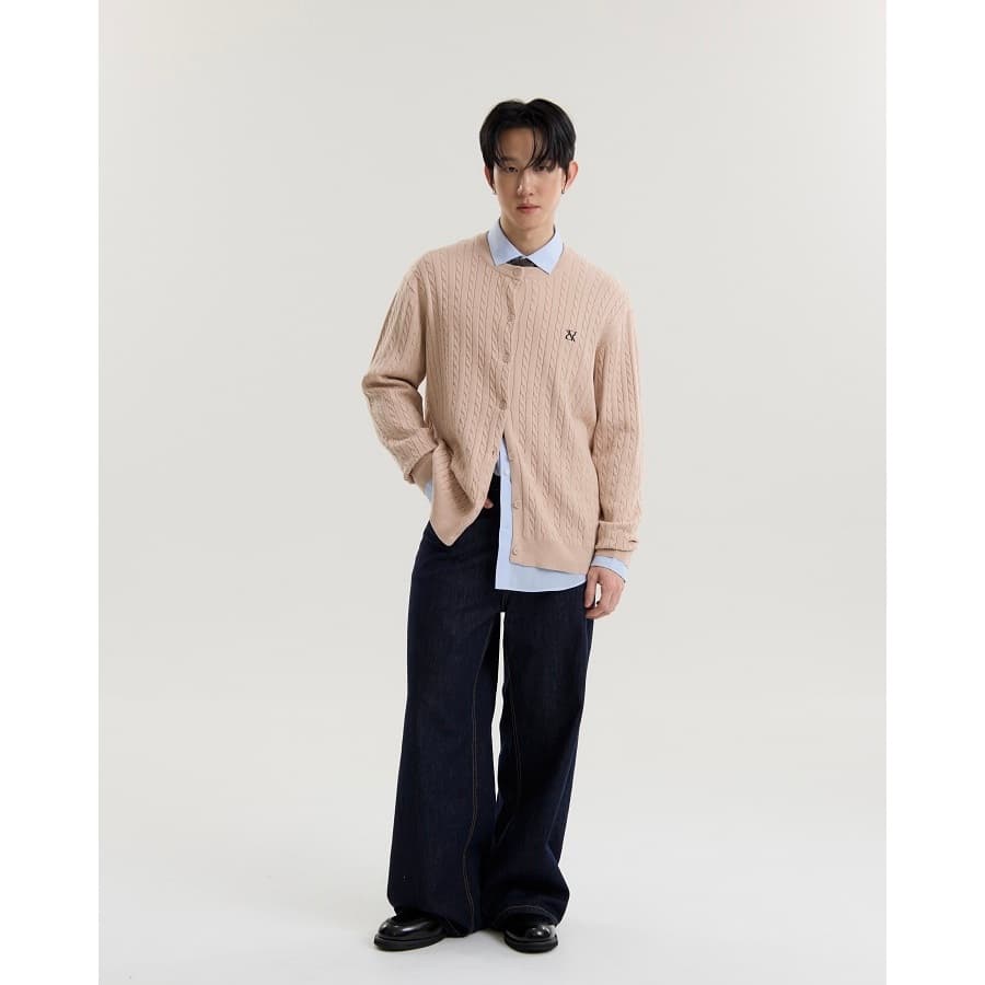 REEVE TWIST CARDIGAN - เสื้อคาร์ดิแกนถัก ผ้าKnit รูปที่ 5