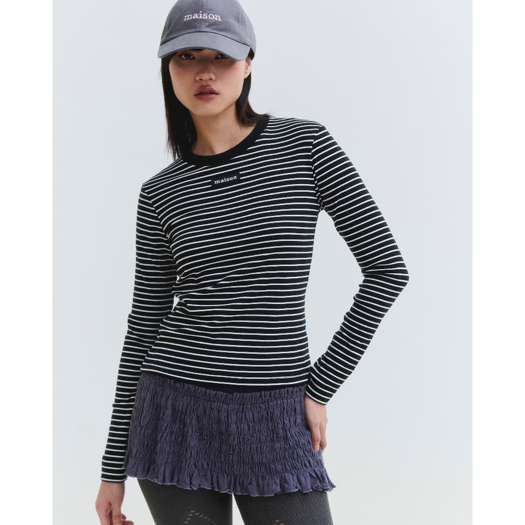 maison KEEPS | Loly Long Sleeve Top | เสื้อแขนยาว ลายทาง รูปที่ 4