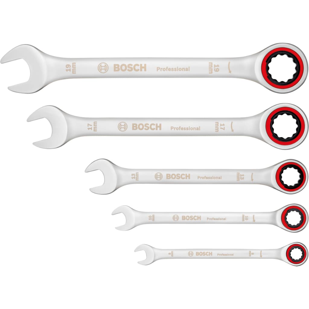 Bosch ประแจ แหวนฟรี - ไม่ฟรี ปากตาย ชุดประแจปากตาย-แหวนฟรี ไม่ฟรี รูปที่ 7