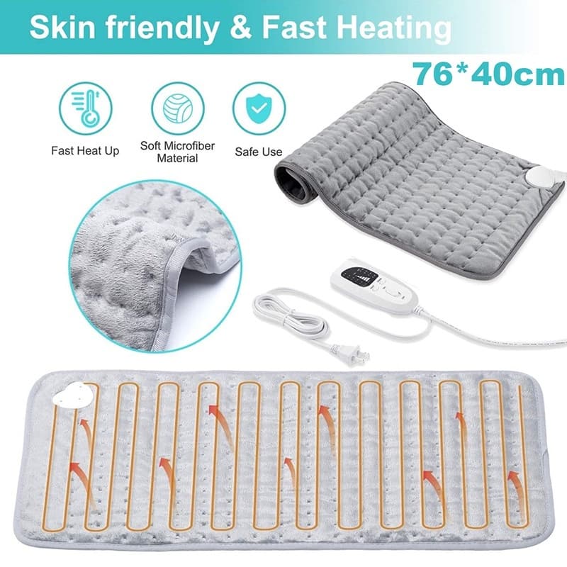ถุงร้อนประคบ ถุงร้อนไฟฟ้า ThermoPad Heating Pad แผ่นประคบร้อนไฟฟ้า ขนาด 60x30cm มีการร80*40 รูปที่ 9