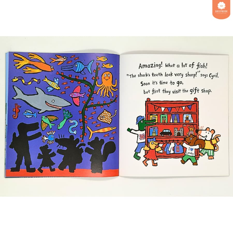 นิทานปกอ่อน Maisy Goes to London สีสันสดใส E4F4 รูปที่ 9