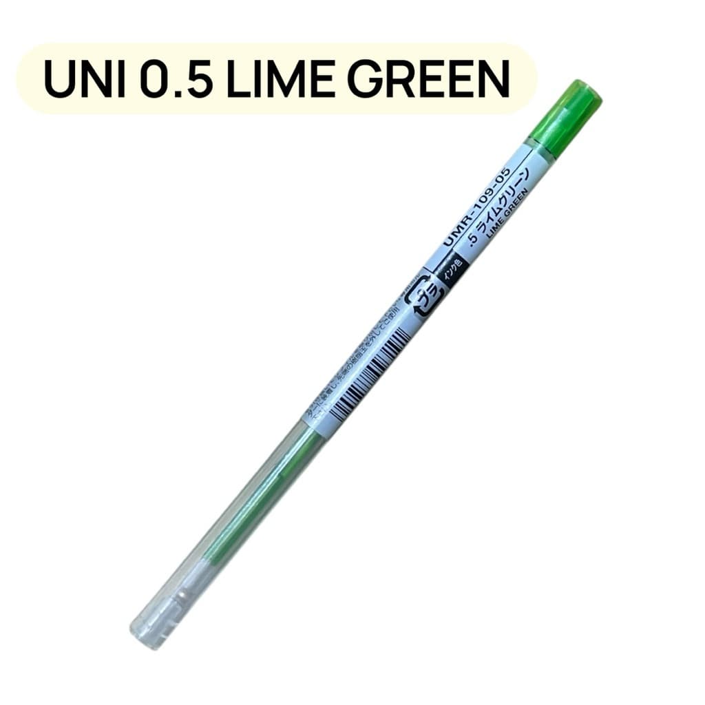 ไส้ปากกา Uni Style Fit ปากกาเจล ลูกลื่น รุ่น UMR-109 ขนาด 0.38 และ 0.5 MM ไส้ปากการุ่น DIY รูปที่ 8