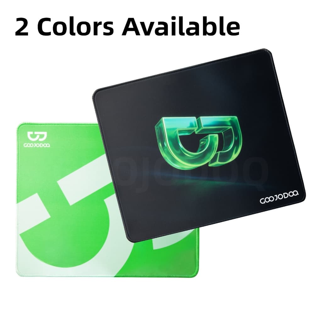 GOOJODOQ แผ่นรองเมาส์ กันลื่น ดีไซน์แบบโอเวอร์ล็อก ยางคุณภาพสูง หนาขึ้น Mouse Pad รูปที่ 2
