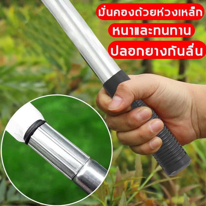 การผลิตจากเยอรมนี 60/80/120เซนติเมตร เคียวเหล็กแมงกานิส แถมถุงมือฟรี เคียวเหล็กแมงกานีส มีดตัดต้นไม้ แมงกานีส ตัดหญ้า รูปที่ 5