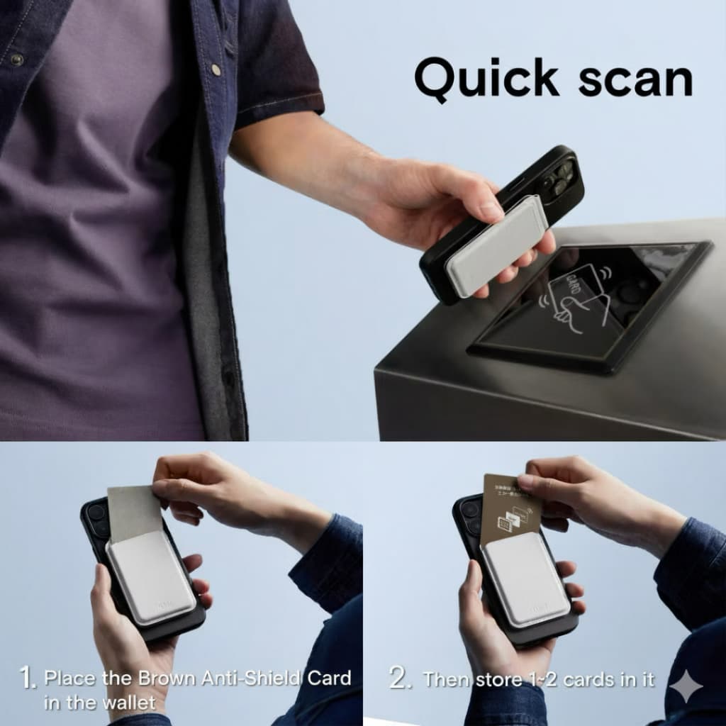 iBUY Shield Card อุปกรณ์เสริม wallet magsafe การ์ดช่วยให้สแกนรวดเร็ว Tap&Go รูปที่ 4