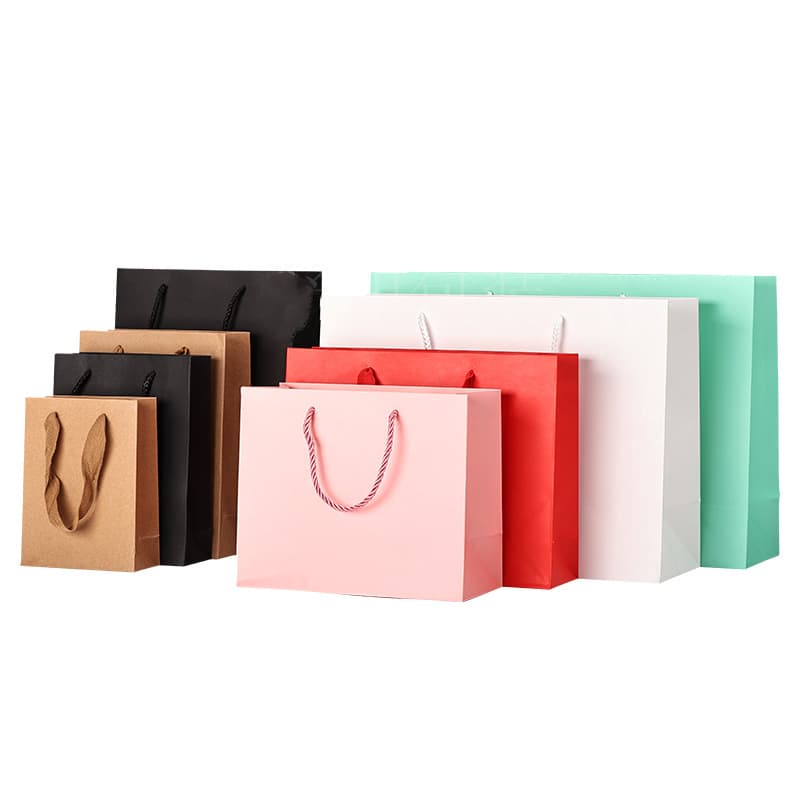 10 ใบ Kraftpaper หลายขนาด หนาขึ้น แข็งแรงขึ้น ถุงของขวัญ, ถุงกระดาษคราฟท์, ผู้หญิง, ถุงช้อปปิ้ง, วันหยุดของขวัญ， รูปที่ 7