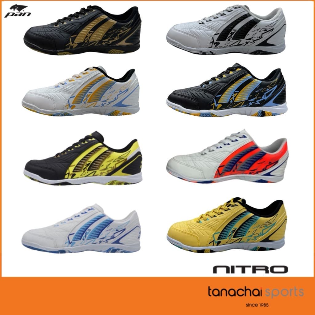 PAN 14NB NITRO รองเท้าฟุตซอล พื้นลาย ของแท้ ไซส์ ผู้ใหญ่ และ เด็ก รูปที่ 1