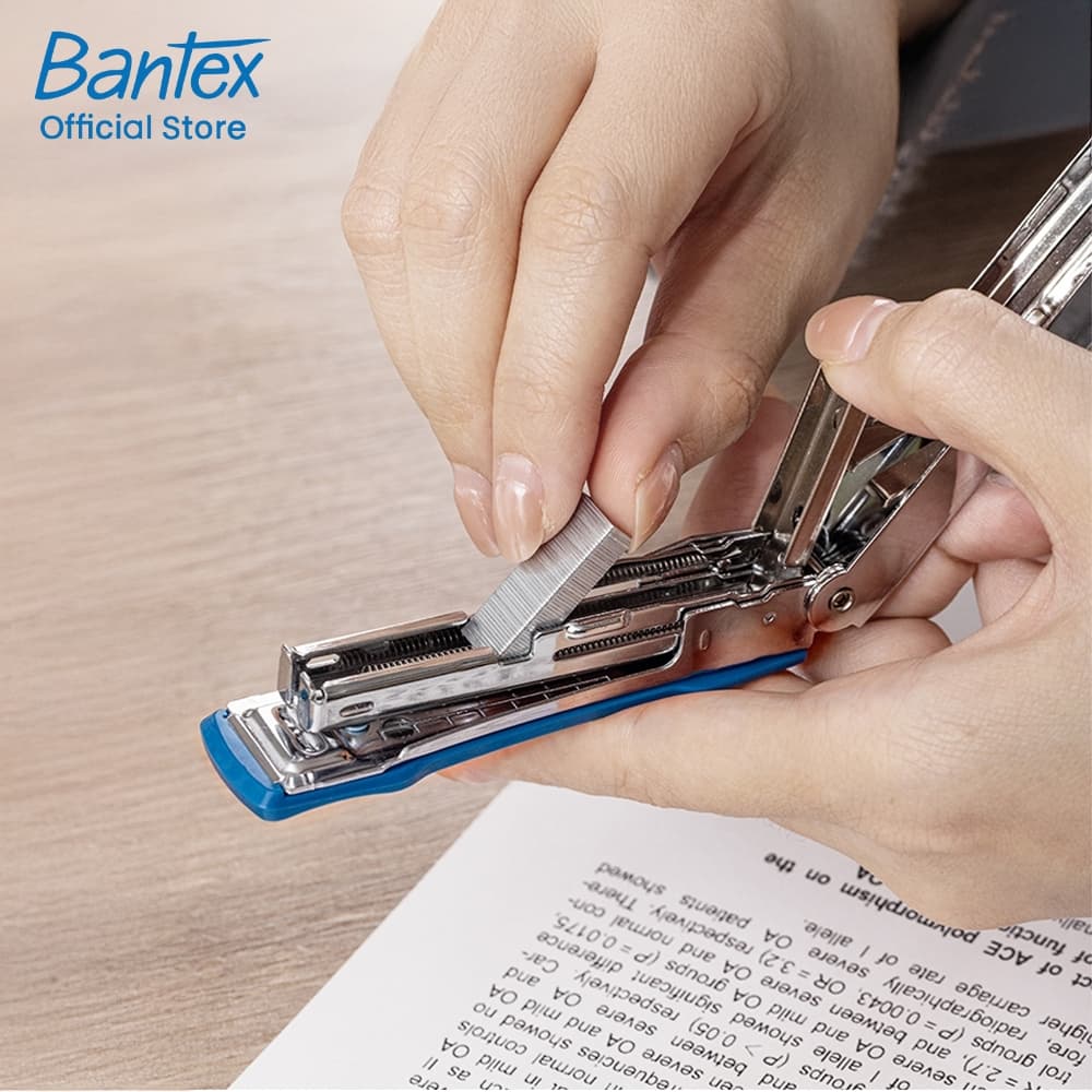Bantex เครื่องเย็บกระดาษ แม็กเย็บกระดาษ แข็งแรง ทนทาน ใช้ลวดเบอร์มาตรฐาน Stapler รูปที่ 5