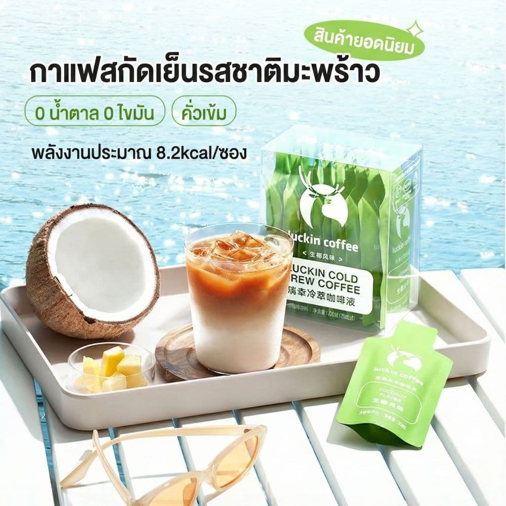 luckin Coffee กาแฟสำเร็จรูป Cold Blew สกัดเย็น รูปที่ 4
