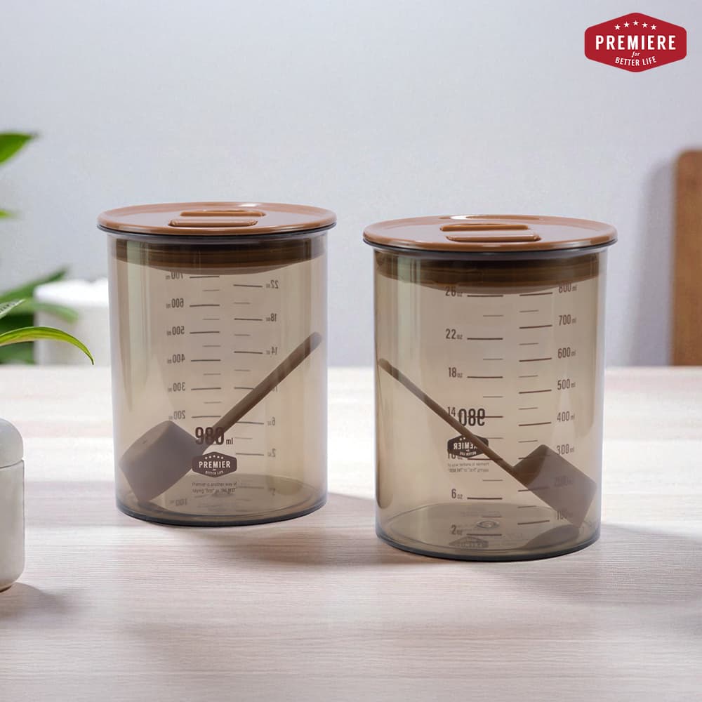 โหลพลาสติกสูญญากาศ ขนาด 980ML 1 แพค *มีสเกล รูปที่ 7