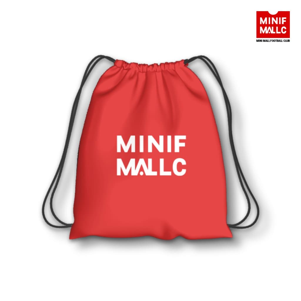 กระเป๋าเชือกรูด MINIMALL FC กระเป๋าผ้าร่ม ใส่ของได้รองเท้า เสื้อผ้า Workout Sport ออกกำลังกายและกีฬา รูปที่ 2