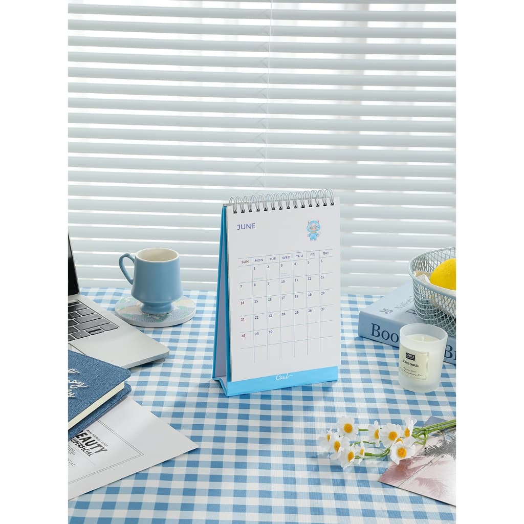 CAWL Miabu 2026 ปฏิทินปี 2569 Calendar ลายแมวการ์ตูน 15 หน้า 190×130mm ของขวัญปีใหม่ รูปที่ 3