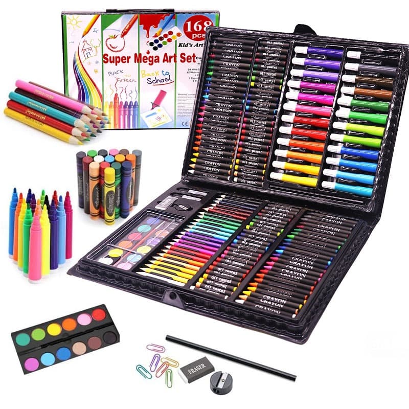 พาเลทชุดระบายสี เซ็ทใหญ่ 168 ชิ้น.COD รูปที่ 6