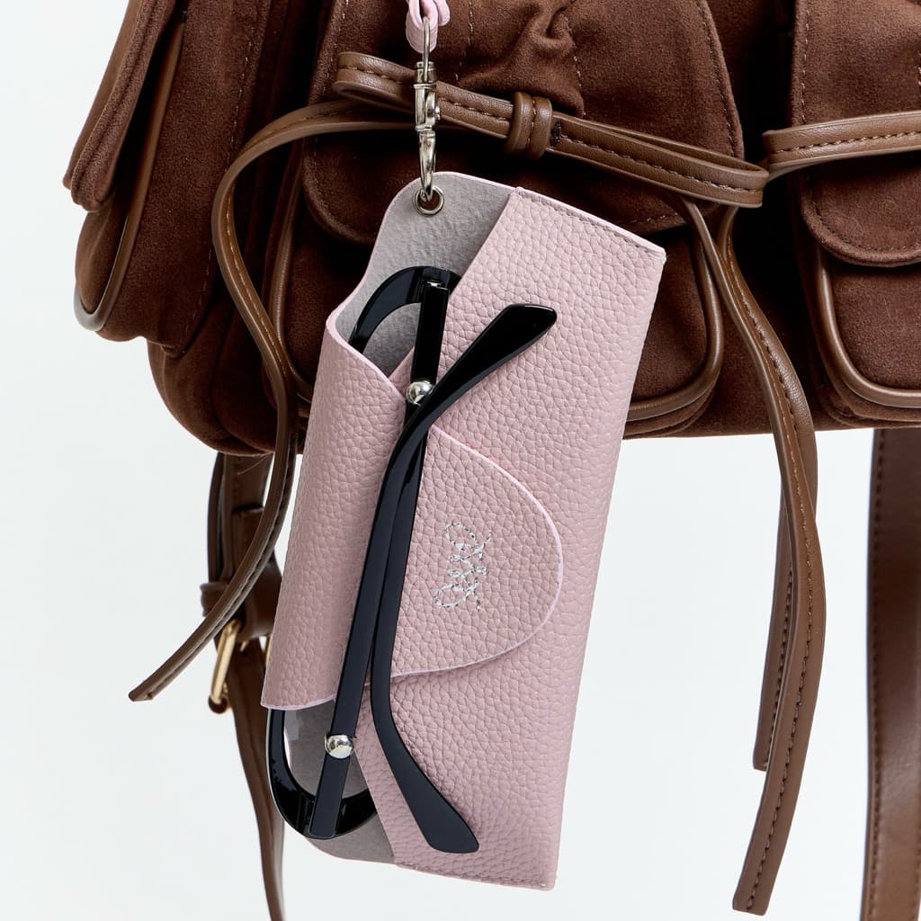 PLM เคสซองใส่แว่นหนังตา Soft Shell Leather-like Glasses Case รูปที่ 1