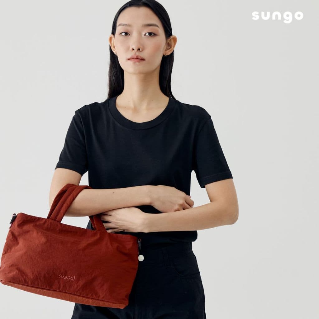 Sungo Lulu Handbag กระเป๋าโท้ท ผ้าไนลอน จุของเยอะ Large Capacity Hand Bag ผู้หญิง รูปที่ 6
