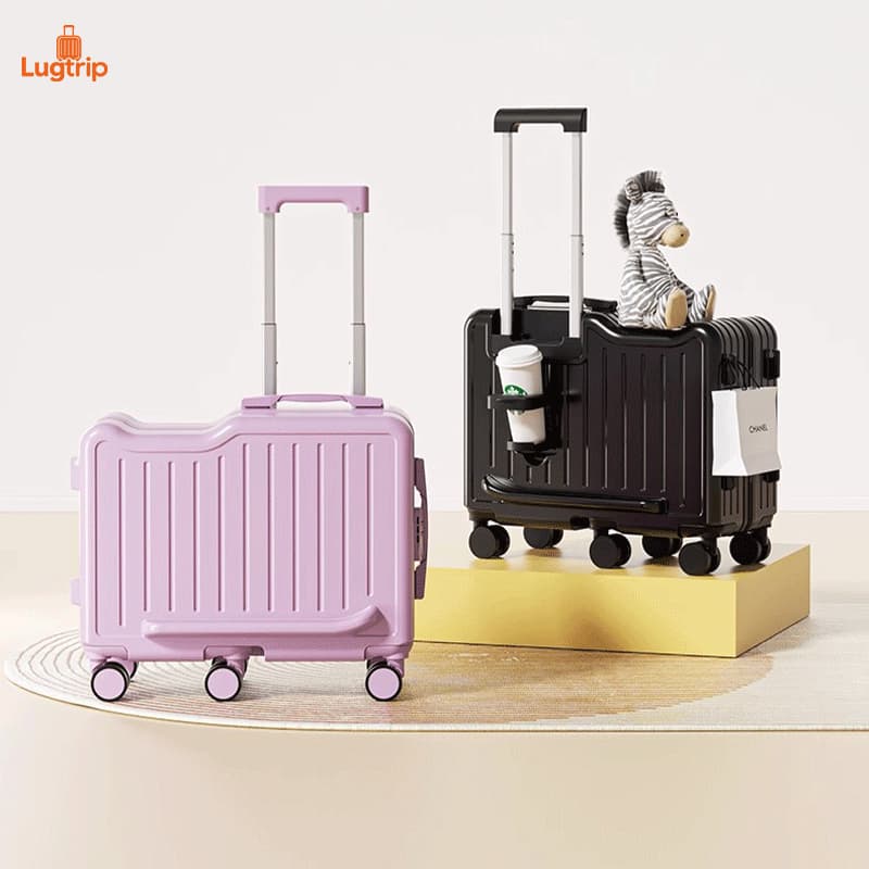 กระเป๋าเดินทางเด็ก 20 นิ้ว กระเป๋าลาก นั่งได้ รับน้ำหนักได้ 100kg Children's suitcase รูปที่ 1