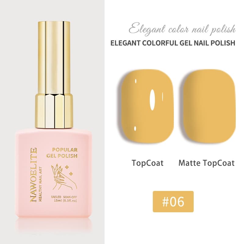 Nawoelite สีทาเล็บเจล เจลทาเล็บ ทำเล็บ เจลเล็บครบเซ็ท 48สีโทนบิวตี้ ใช้กับหลอดอบUV&LED สีทนทานไม่แตก 15ml รูปที่ 8