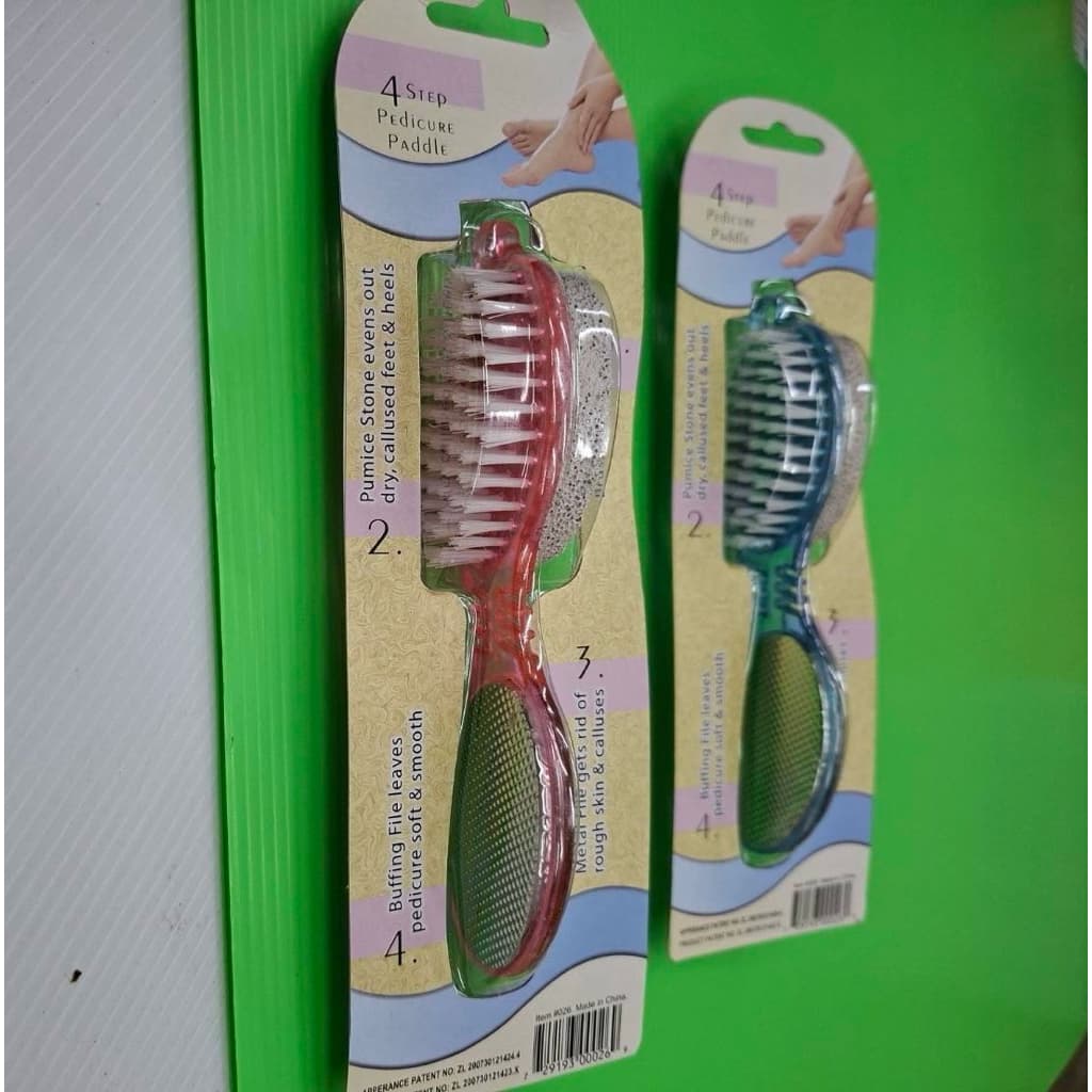 No.1629 แปรงขัดส้นเท้า ตะไบส้นเท้า อเนกประสงค์สีในหนึ่ง คละสี ได้ 12 ชิ้น รูปที่ 2