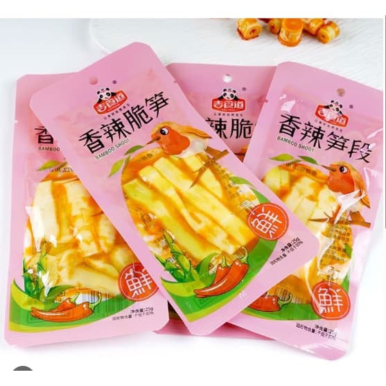 Mala หน่อไม้ หน่อไม้กรอบรสเผ็ด กรอบ อร่อย 60g รูปที่ 6