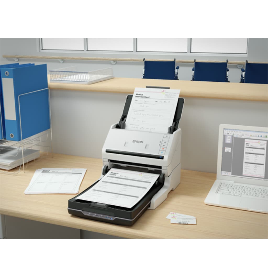 Epson WorkForce DS-530II สแกนเนอร์ A4 Duplex Sheet-fed Document Scanner รับประกันศูนย์ 1ปี รูปที่ 4