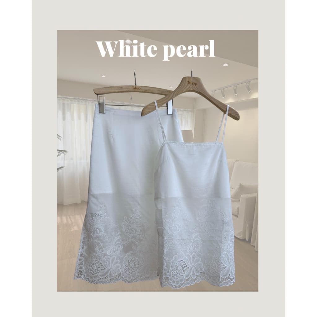 tshop เสื้อลูกไม้ White pearl รูปที่ 6