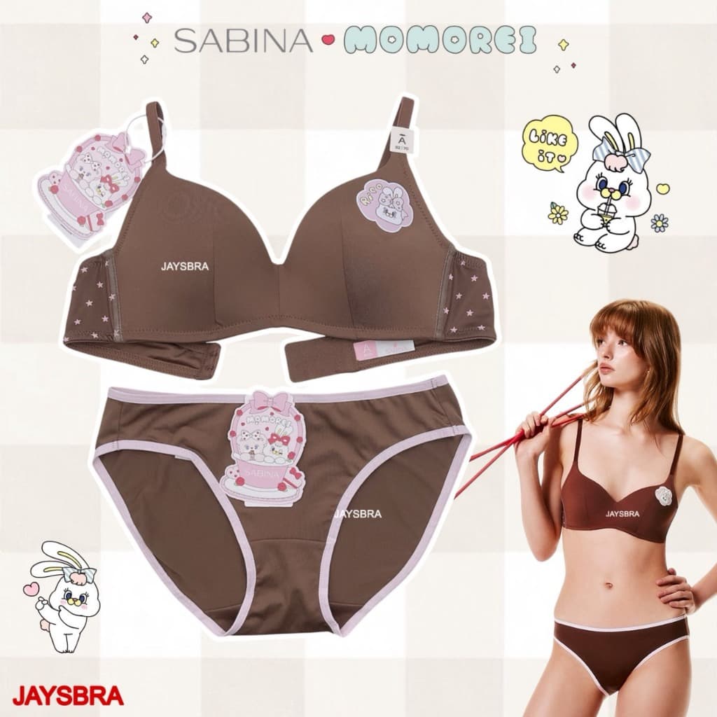 SABINA x Momorei เสื้อชั้นใน กางเกงชั้นใน BIKINI รหัส NBL25006CM รูปที่ 3