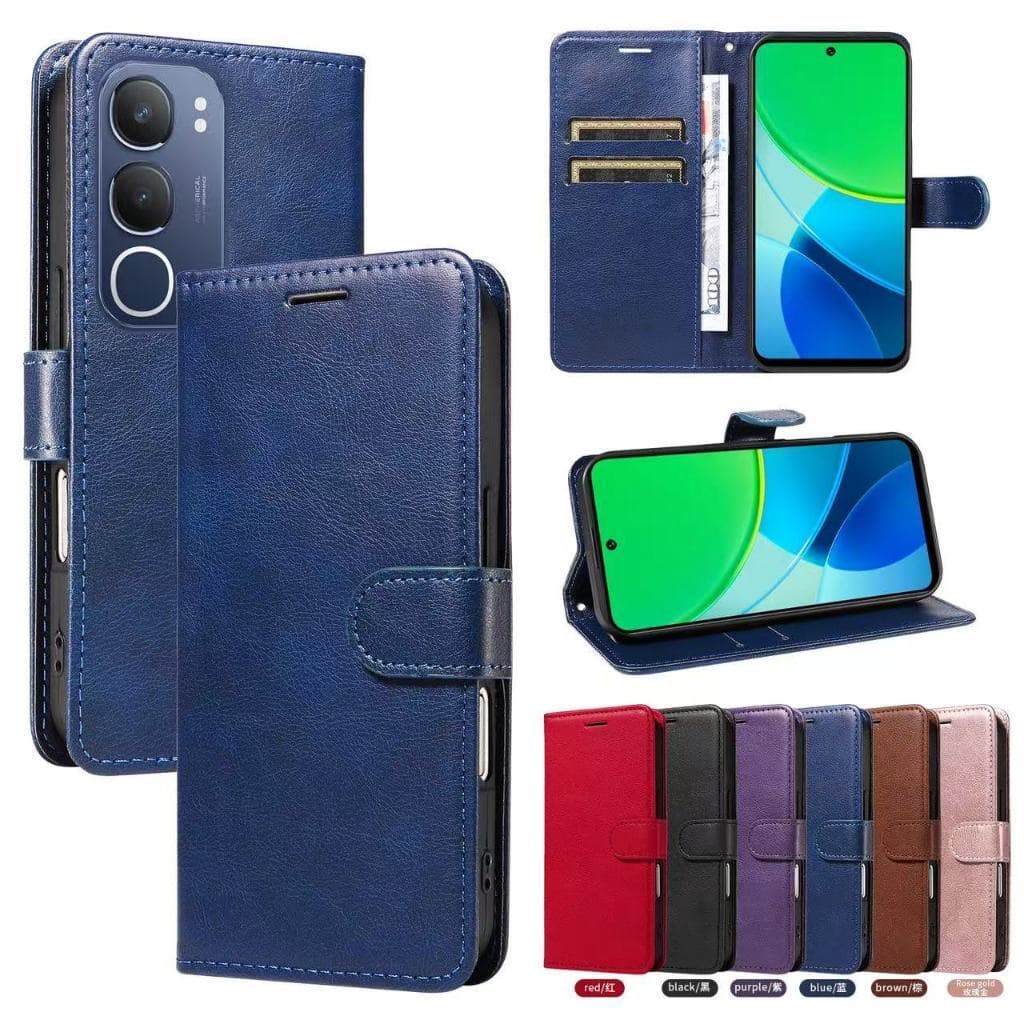 เคสฝาพับ มีล็อค สำหรับ VIVO Y21D/Y31 2025 Y04 Y04S Y21T/V25/Y30/Y20/Y3S//V21 5G/Y72/Y11/Y12/Y15/Y17/Y91C/Y95/Y1S Boss รูปที่ 1