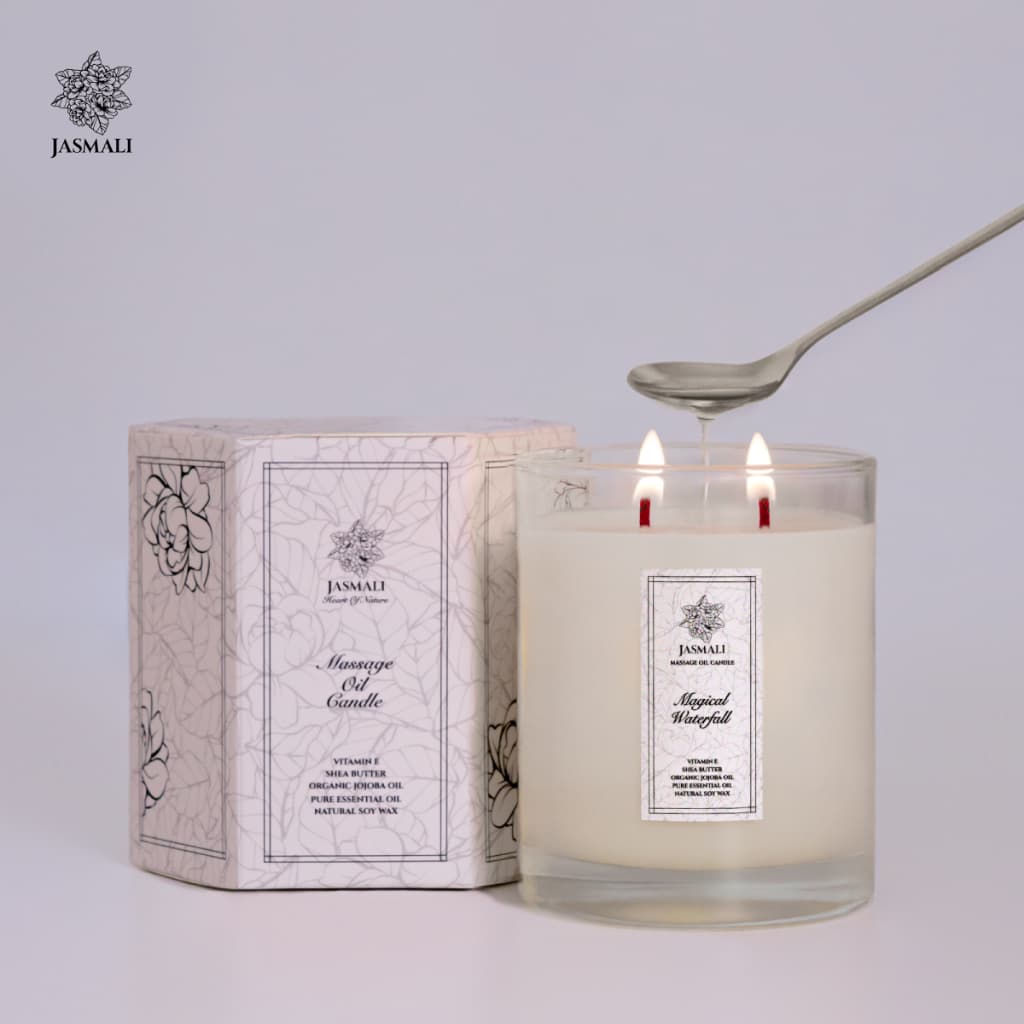 เทียนหอม JASMALI MASSAGE OIL CANDLE ปริมาณ 240G รูปที่ 3