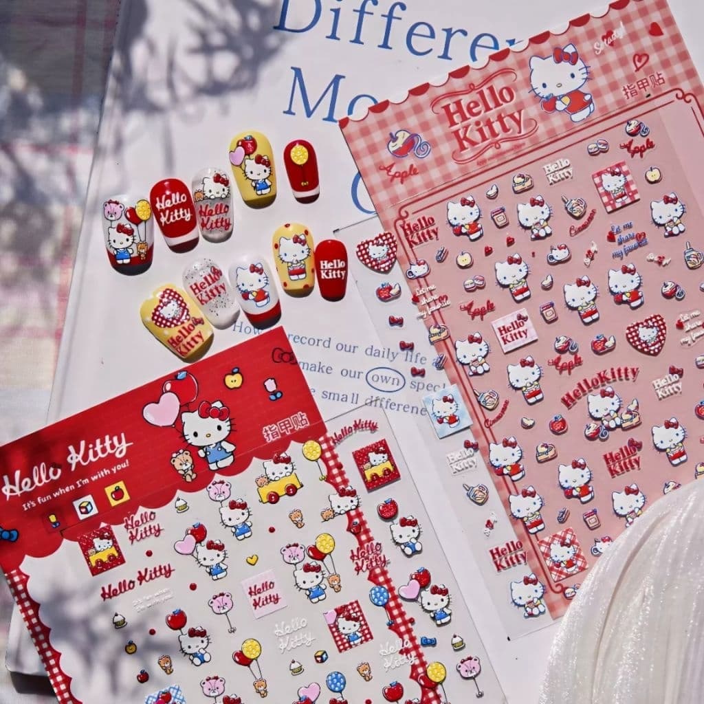 จากไทย!! สติกเกอร์ติดเล็บ สติกเกอร์ลายนูน สติกเกอร์ 5D ลายSanrio Tomoni สติกเกอร์ตกแต่ง ติดโทรศัพท์สิ่งของน่ารัก รูปที่ 1