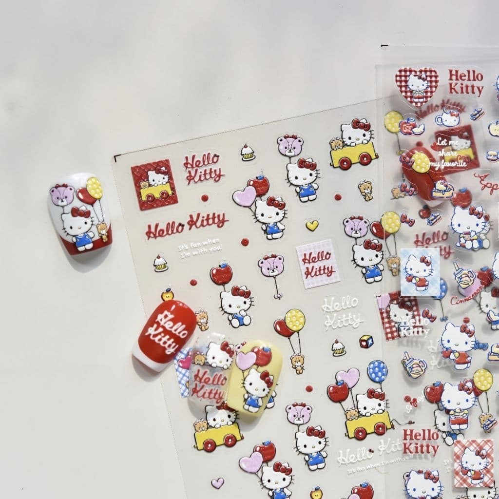 จากไทย!! สติกเกอร์ติดเล็บ สติกเกอร์ลายนูน สติกเกอร์ 5D ลายSanrio Tomoni สติกเกอร์ตกแต่ง ติดโทรศัพท์สิ่งของน่ารัก รูปที่ 4