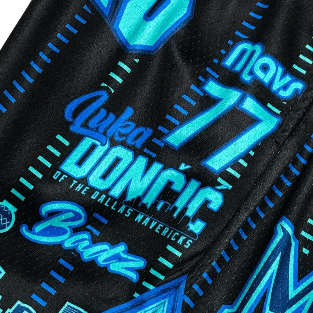 กางเกงกีฬา กางเกงบาสขาสั้น Badz Xero LUKA Mavericks City Edition รูปที่ 4