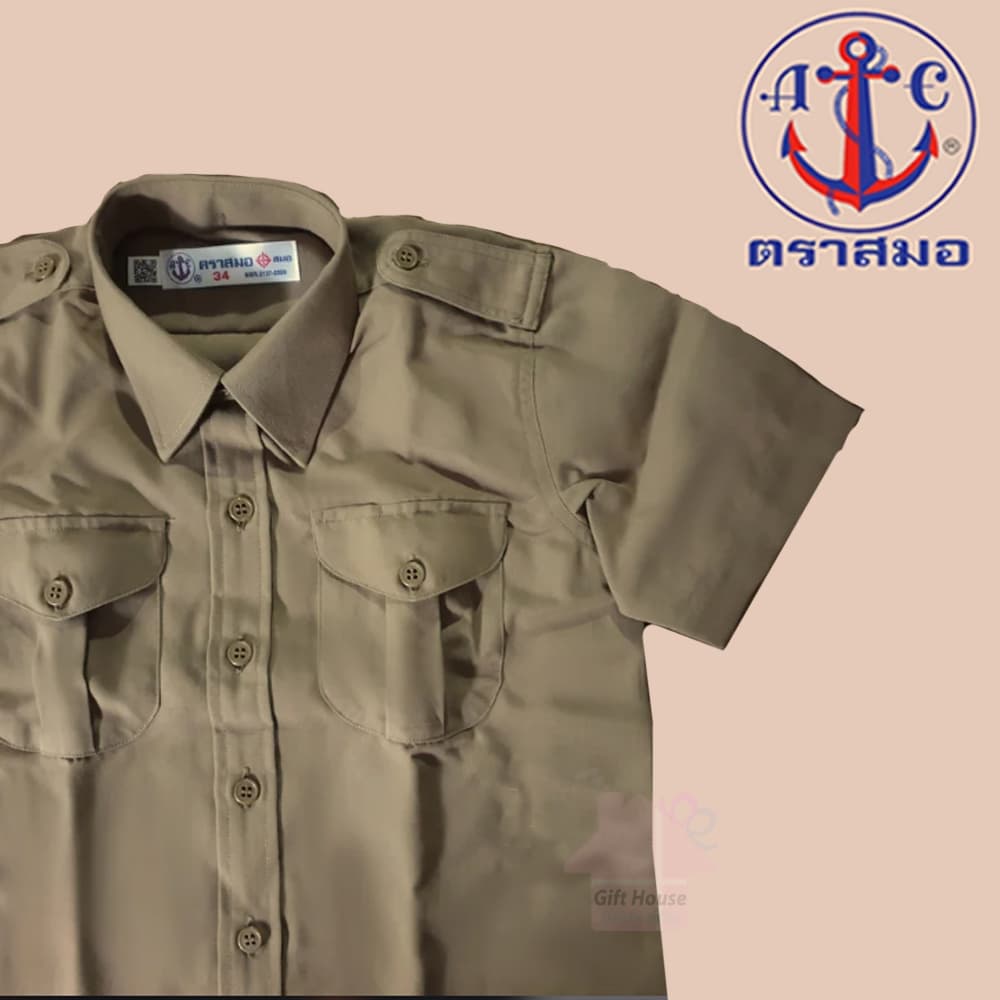 เสื้อลูกเสือ กากี ตราสมอ รูปที่ 3