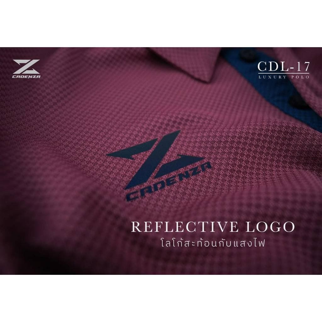 ถูกแทบทุน เสื้อโปโลแขนสั้นคาเดนซ่า CADENZA PREMIUM POLO รหัส CDL-17 1 แท้100% รูปที่ 4