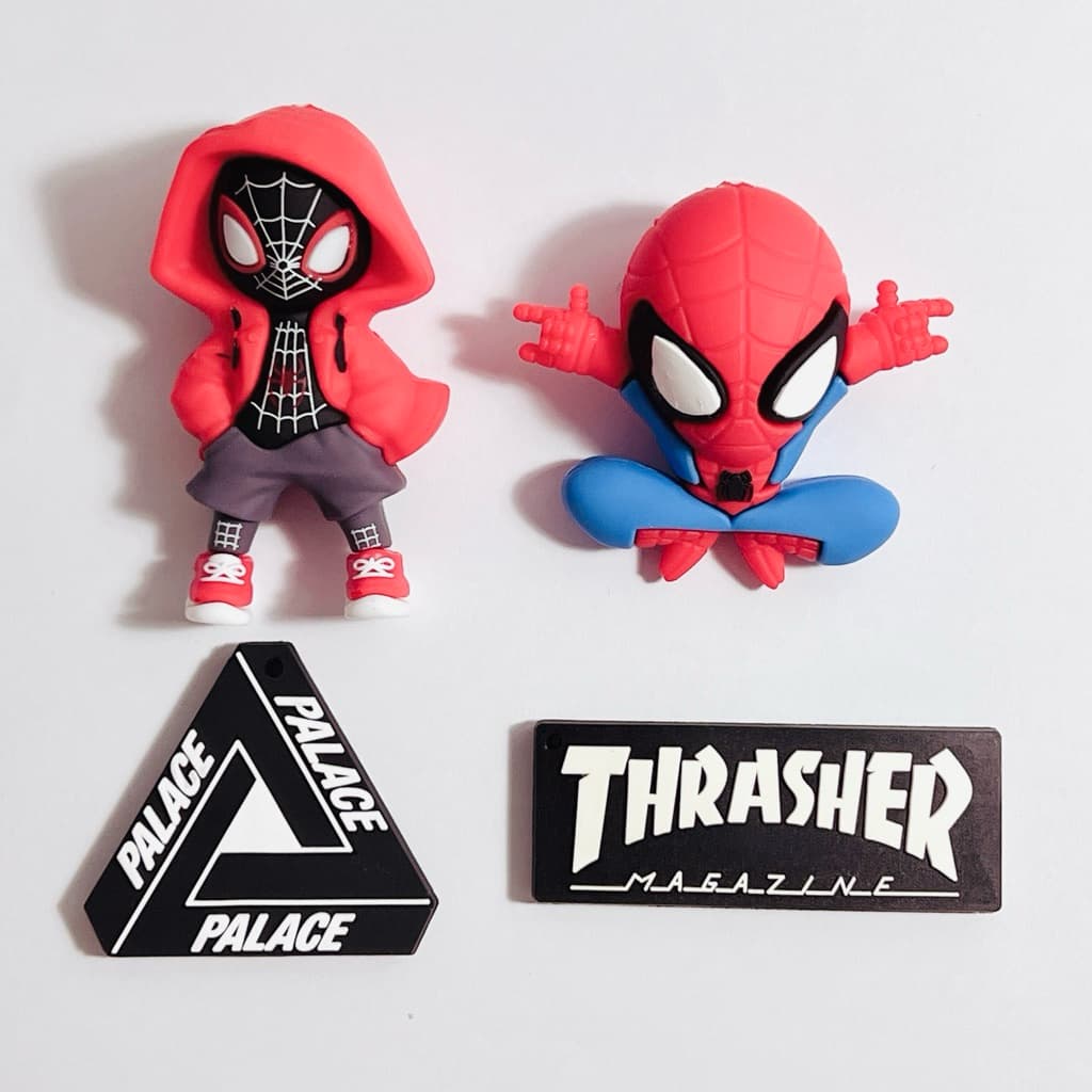 jbuตัวติดรองเท้ามีรู “ รถ รองเท้า สตุชชี่ แมงมุม “ ‼ Shoe Charm “ stussy ”บุหรี่ tnt Batman บอล8 car brand spider รูปที่ 5