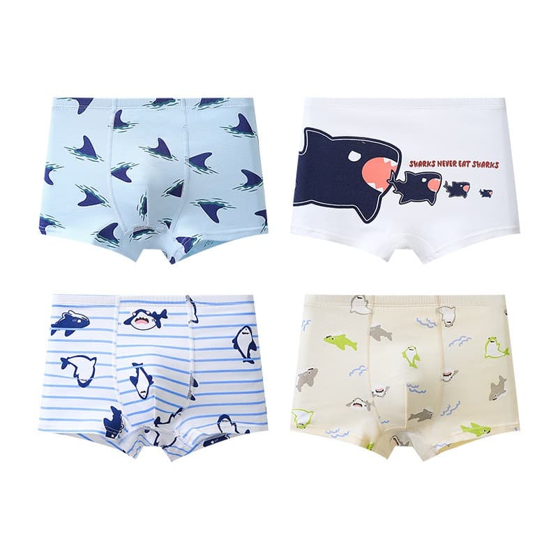 BOXER กางเกงในเด็กผู้ชาย แพ็ค 4 ตัว มีไซส์ S-4XL สินค้าส่งจาก กทม. ตัดรอบทุกวัน บ่ายโมงค่ะ รูปที่ 5