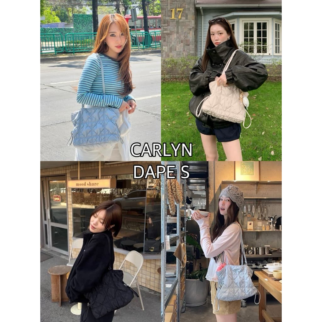 Carlyn Bag รุ่น Dape S / L สี Black/Fog Beige/Fog Blue/Fog Gray รูปที่ 2