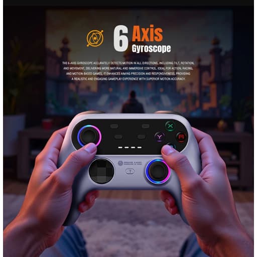 Neolution Cloud Control จอยเกมส์ไร้สาย ไฟRGB 3ระบบ แบต600mahใช้กับ PC/Android/iOS/Nintendo Analog Trigger ของแท้ศูนย์ไทย รูปที่ 5