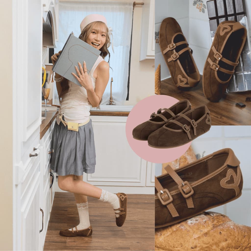 Minx รุ่น Heartie รองเท้า maryjane ทรงสปอร์ต ลายหัวใจ minxshoes รูปที่ 6