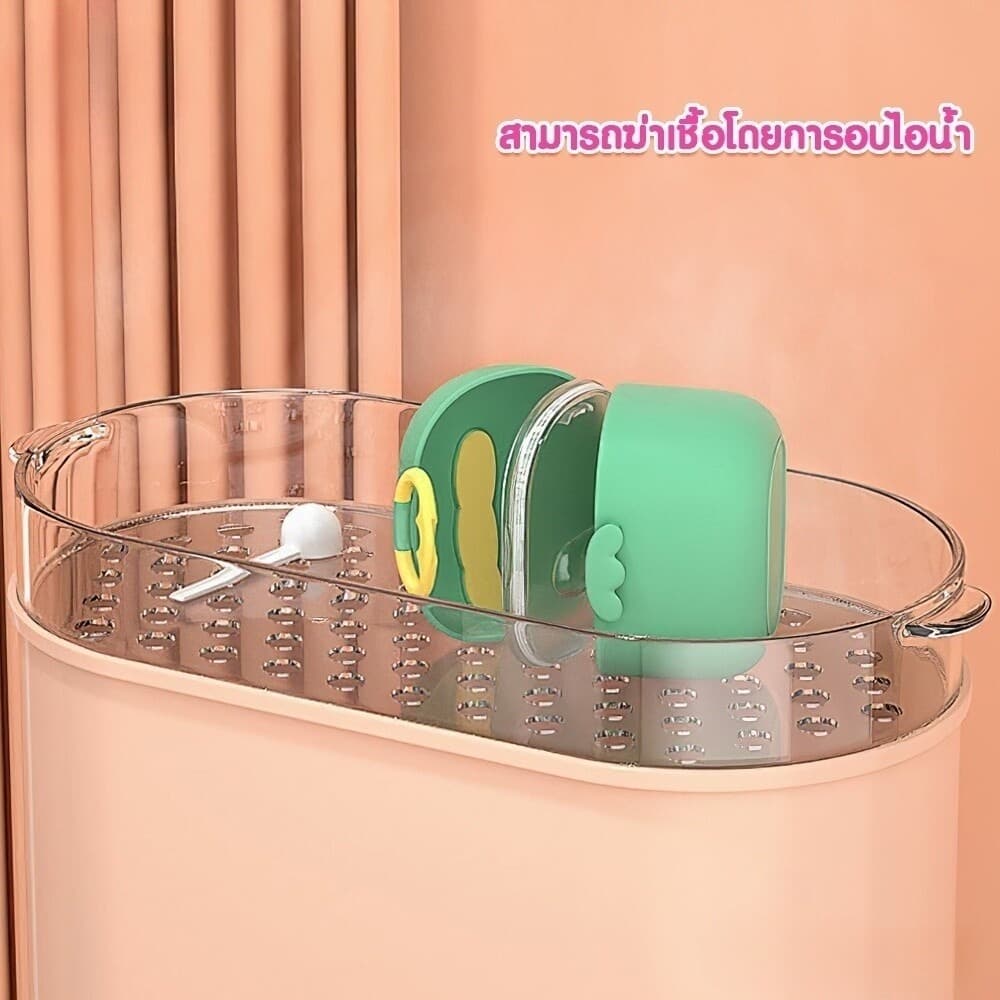ไดโนเสาร์ กระปุกเก็บนมผง กล่องเก็บนมผงสุญญากาศ กล่องนมผงพร้อมห่วงหิ้ว กล่องสุญญากาศ พร้อมช้อน กล่องใส่นมผง รูปที่ 6