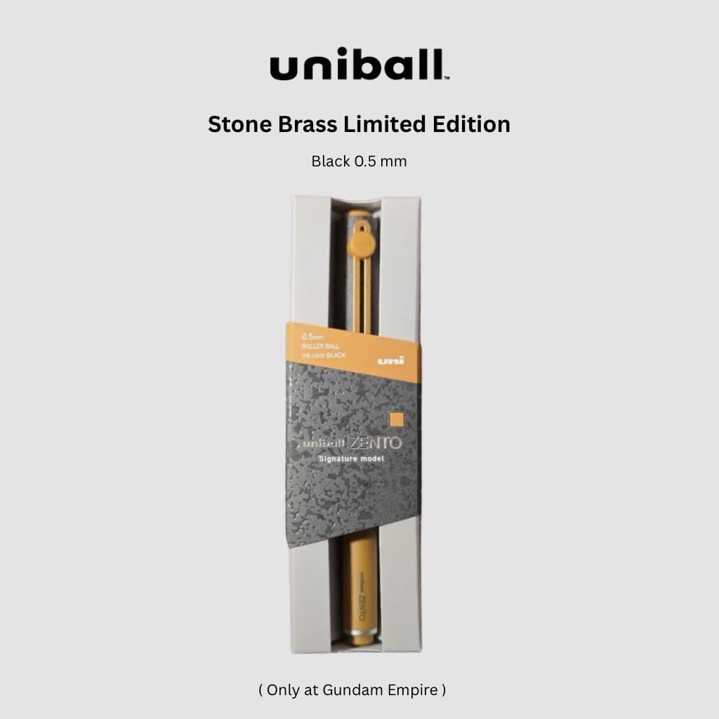 ปากกา Uniball Zento Signature Stone Brass Limited ของแท้ จากญี่ปุ่น จากไทย ไม่เสี่ยงภาษีนำเข้า ราคาดีที่สุด รูปที่ 1