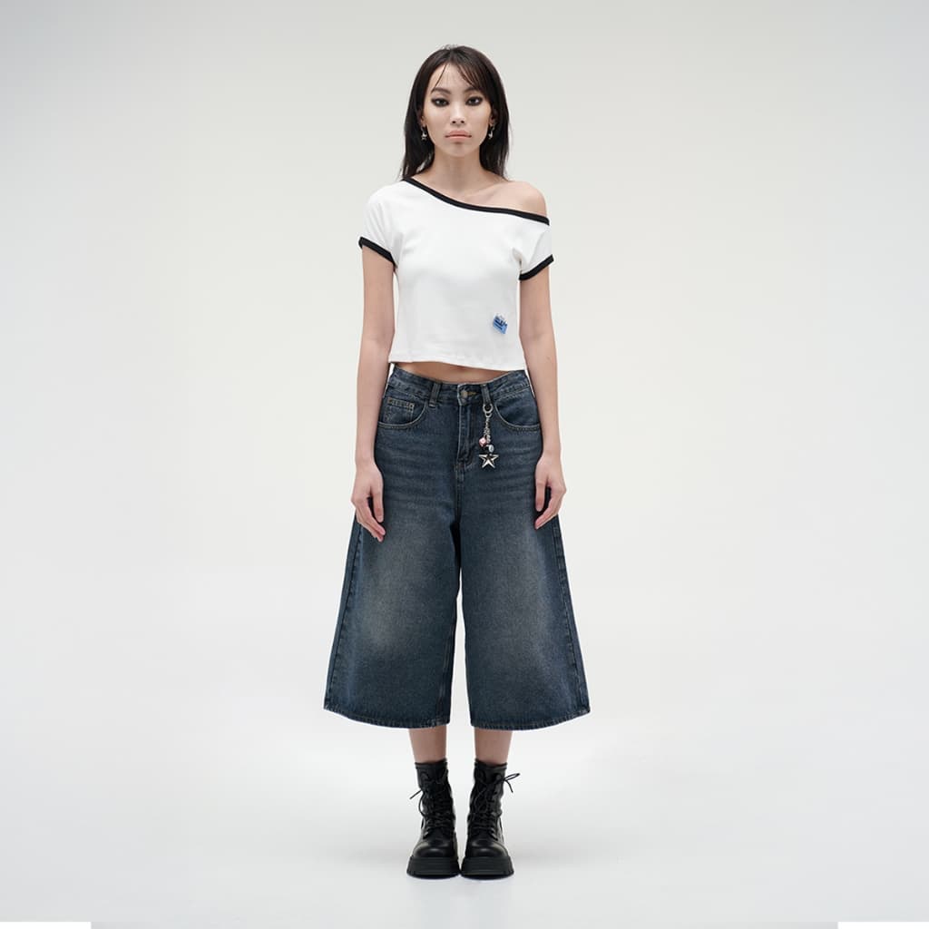 WYN เสื้อยืดแขนสั้นผู้หญิง ทรงสลิม คอกลม YTSZ009 มีให้เลือก 2 สี รูปที่ 7