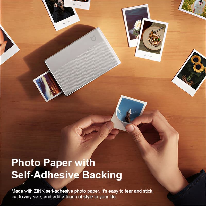 Xiaomi Portable Photo Printer 1S เครื่องพิมพ์ภาพพกพา เครื่องปริ้นรูป ไม่ต้องใช้หมึก รองรับวิดีโอ AR รูปที่ 5