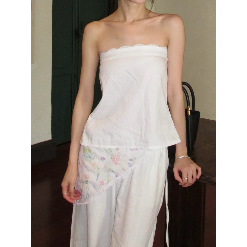 Grace top (สี pure ไม่มีซับใน, สี Petal Baby baby bouquet มีซับใน) รูปที่ 2