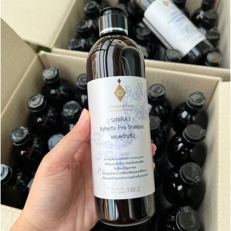 ศิริราช อายุรเวท แชมพูอัญชัน Butterfly Pea Shampoo แชมพูสระผม ยาสระผม บำรุงเส้นผม ทำความสะอาดหนังศีรษะ เพิ่มความชุ่มชื้น รูปที่ 5