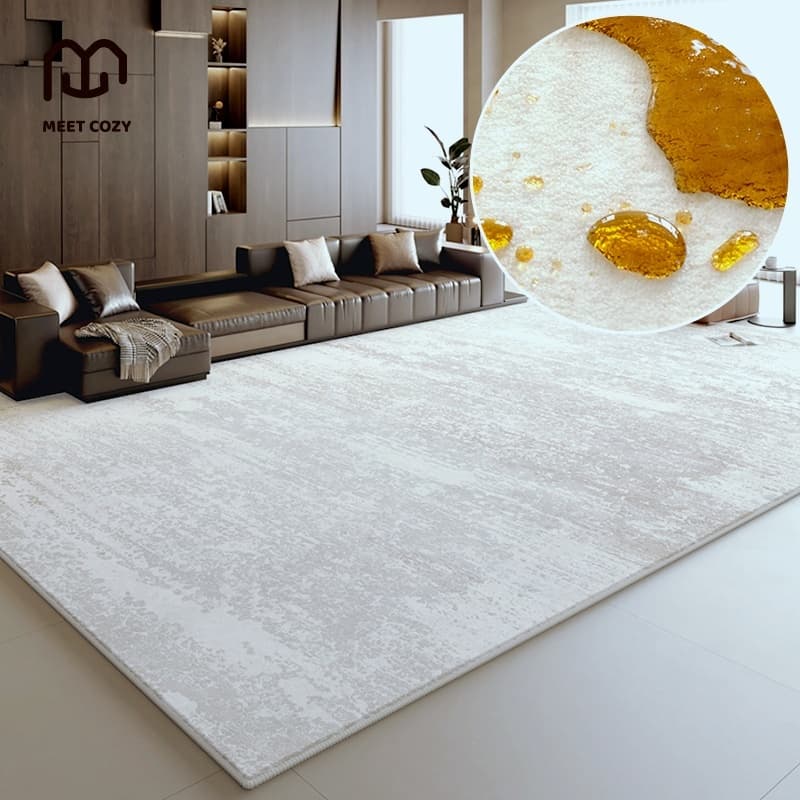 MEET COZY พรมปูพื้น กำน้ำ carpet ขนนุ่ม พรม ผ้าแคชเมียร์เทียม #1 DN-Dua รูปที่ 1