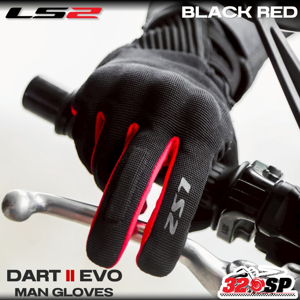 ส่งด่วน!! ถุงมือขับมอเตอร์ไซค์ LS2 DART II EVO MAN GLOVES ของแท้ !! 320SP รูปที่ 2